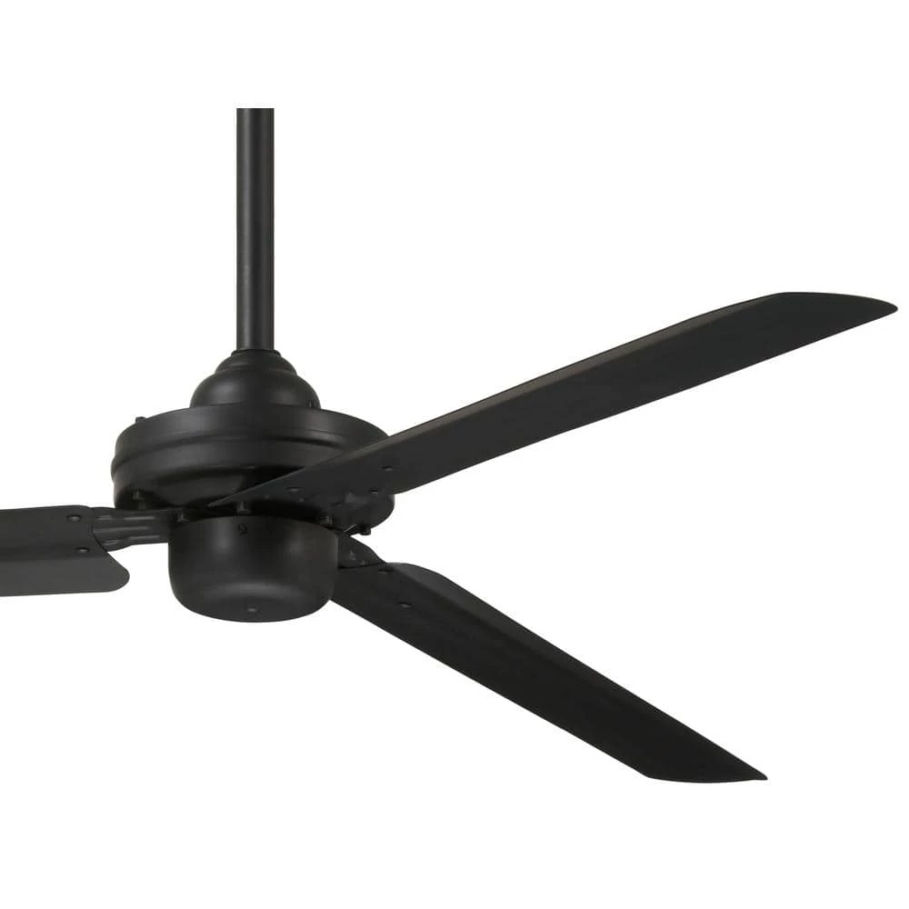 Steal 54 in. Indoor Coal Black Ceiling Fan with Wall Control by MINKA-AIRE - Image 2