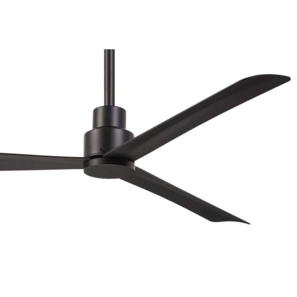 Simple 52 in. Indoor/Outdoor Coal Ceiling Fan with Remote Control by MINKA-AIRE - Image 6