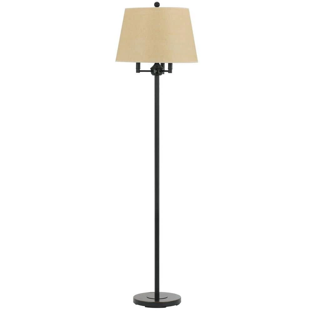 62 in. Six Way Andros Floor Lamp in Dark Bronze by CAL Lighting - Image 2