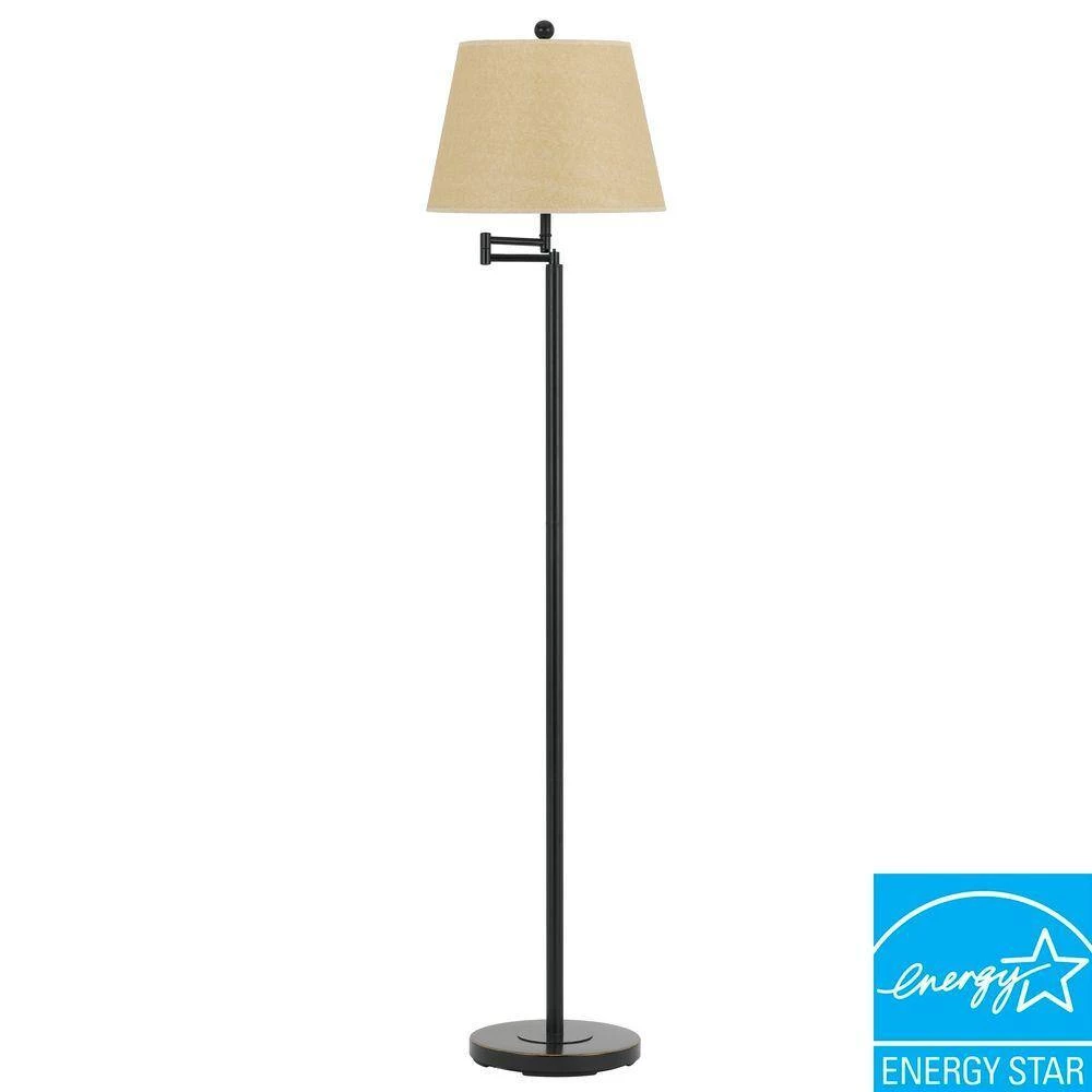 60 in. Andros Swing Arm Floor Lamp in Dark Bronze by CAL Lighting - Image 3