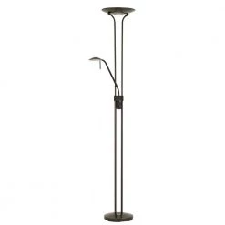 70.75 in. H Dark Bronze Metal Indoor Lamp with Reading Lamp by CAL Lighting