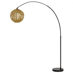 84 in. H Dark Bronze Metal Floor Lamp with Adjustable Arc by CAL Lighting