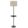62 in. Metal Floor Lamp with 2 USB Charging Ports by CAL Lighting