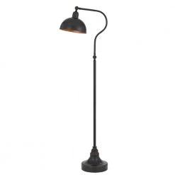 60 in. Dark Bronze Industrial Floor Lamp with Down Bridge Style by CAL Lighting
