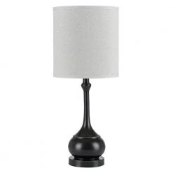 24.5 in. Dark Bronze Metal Table Lamp by CAL Lighting