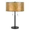 24 in. Dark Bronze Metal Table Lamp with Mica Shade by CAL Lighting