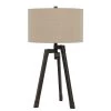31 in. Dark Bronze Metal Tripod Table Lamp by CAL Lighting
