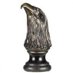2.75 in. Brown Eagle Resin Lamp Finial by CAL Lighting