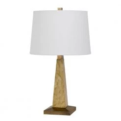 27 in. Resin Table Lamp with Fabric Shade by CAL Lighting