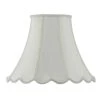 16 in. Egg Shell Vertical Piped Scallop Bell Shade by CAL Lighting