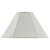13 in. Eggshell Fabric Vertical Piped Basic Coolie Shade by CAL Lighting