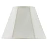 14 in. Egg Shell Vertical Piped Basic Empire Lamp Shade by CAL Lighting