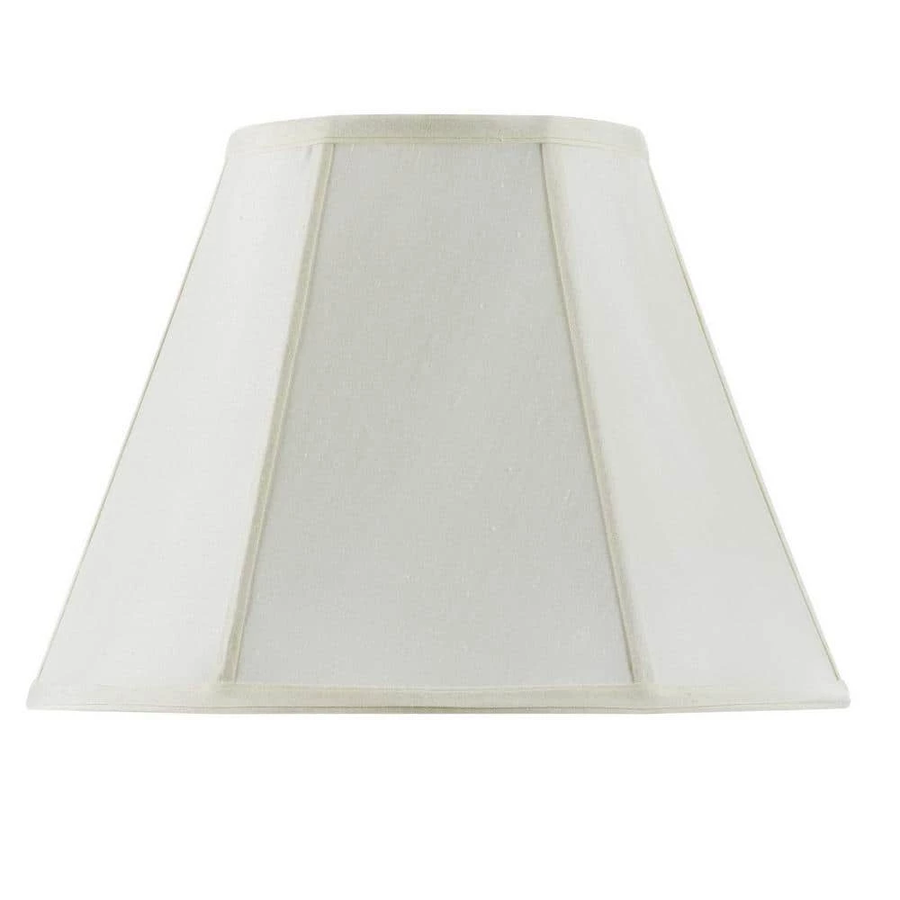 14 in. Egg Shell Vertical Piped Basic Empire Lamp Shade by CAL Lighting