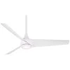Twist 52 in. Integrated LED Indoor Flat White Smart Ceiling Fan with Remote Control by MINKA-AIRE