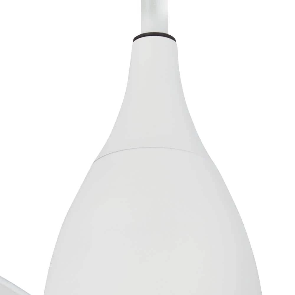 Tear 60 in. Integrated LED Indoor Flat White Ceiling Fan with Light with Remote Control by MINKA-AIRE - Image 4