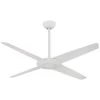Pancake 52 in. Indoor Flat White Ceiling Fan with Remote Control by MINKA-AIRE
