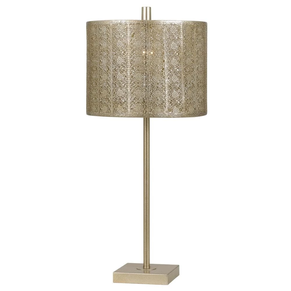 27 in. Warm Gold Metal Table Lamp by CAL Lighting