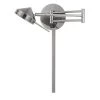 Zug 5 in. H Gun Metal Integrated LED Metal Wall Swing Arm by CAL Lighting