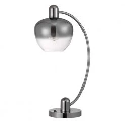 26.5 in. Gunmetal Metal Desk Lamp With Shade by CAL Lighting
