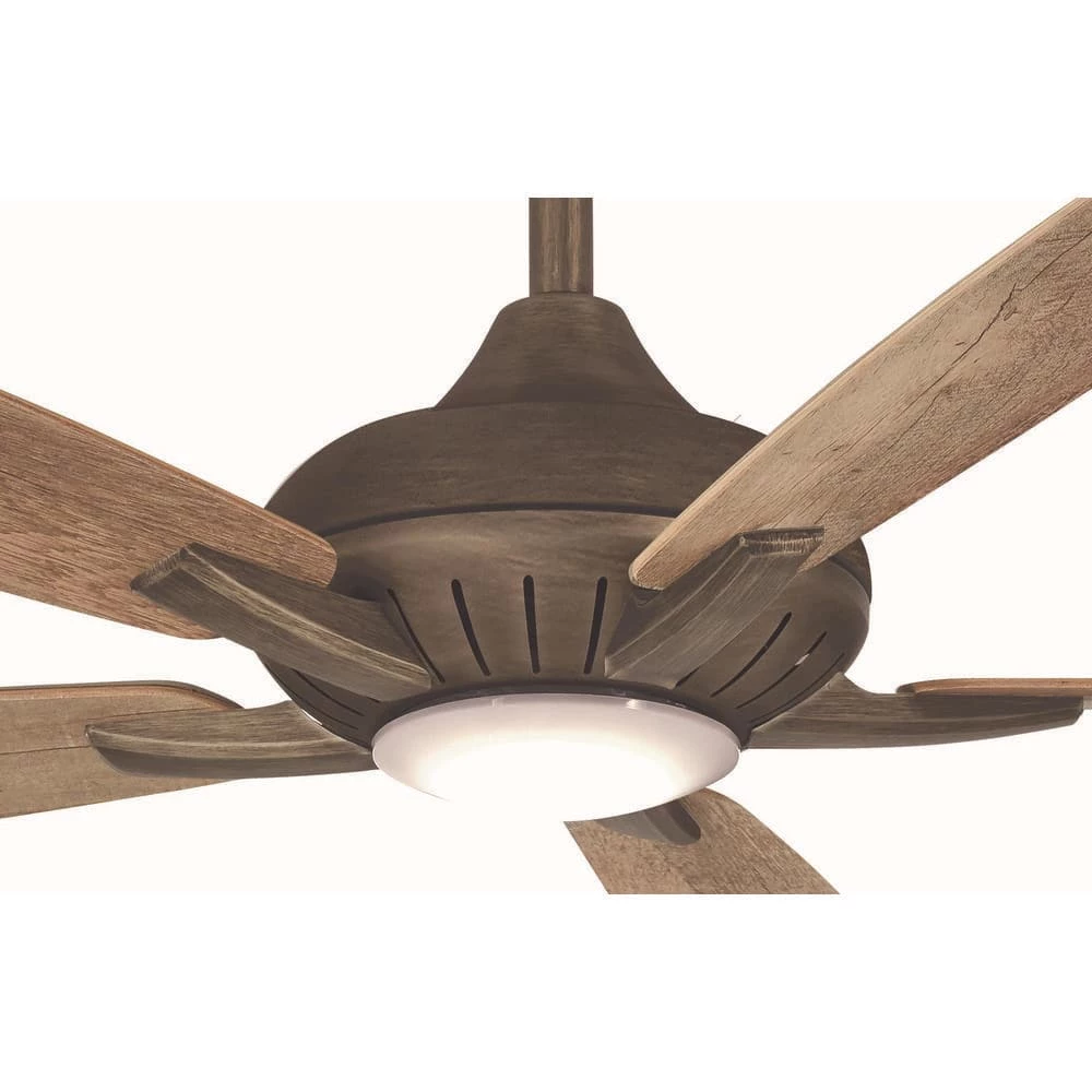 Dyno XL 60 in. Integrated LED Indoor Heirloom Bronze Smart Ceiling Fan with Light Kit with Hand Held Remote Control by MINKA-AIRE - Image 3