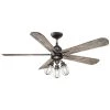 Alva 56 in. Integrated LED Indoor Heirloom Bronze Ceiling Fan with Light with Remote Control by MINKA-AIRE