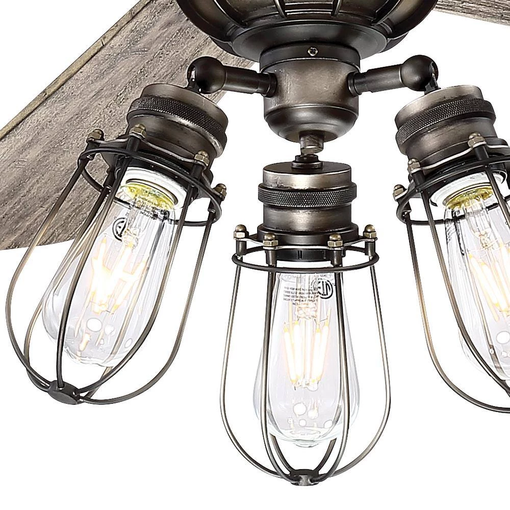 Alva 56 in. Integrated LED Indoor Heirloom Bronze Ceiling Fan with Light with Remote Control by MINKA-AIRE - Image 2