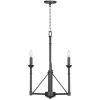 Monclova 3-Light Industrial Bronze Chandelier by CAL Lighting