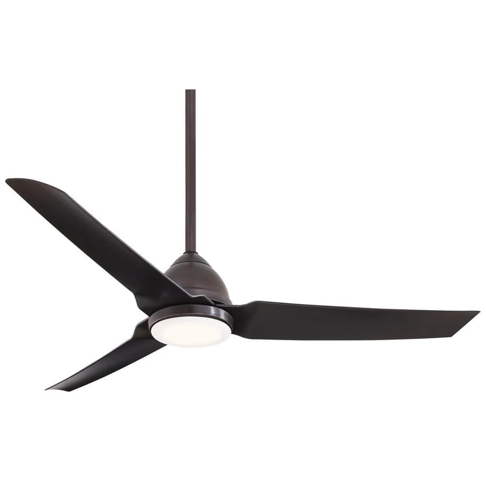 Java 54 in. Integrated LED Indoor/Outdoor Kocoa Ceiling Fan with Light and Remote Control by MINKA-AIRE