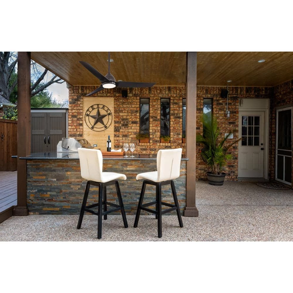 Java 54 in. Integrated LED Indoor/Outdoor Kocoa Ceiling Fan with Light and Remote Control by MINKA-AIRE - Image 2