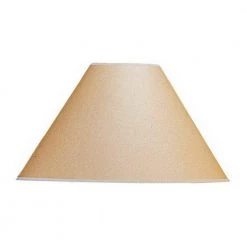 17 in. Beige Vertical Basic Coolie Kraft Paper Hardback Shade by CAL Lighting