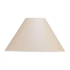21 in. Beige Vertical Basic Coolie Kraft Paper Hardback Shade by CAL Lighting