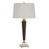 31 in. Sebree Resin Leatherette Table Lamp with Crystal Font by CAL Lighting