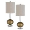 30 in. H Light Bronze Metal Table Lamp with Crystal Accents by CAL Lighting