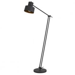Davidson 65 in. Matte Black Metal Indoor Floor Lamp with Adjustable Arm by CAL Lighting