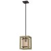 Palencia 1-Light Distressed Oak Wood Pendant by CAL Lighting