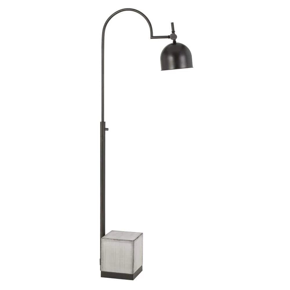 65 in. Oil Dark Bronze Indoor Floor Lamp with Cement Base by CAL Lighting