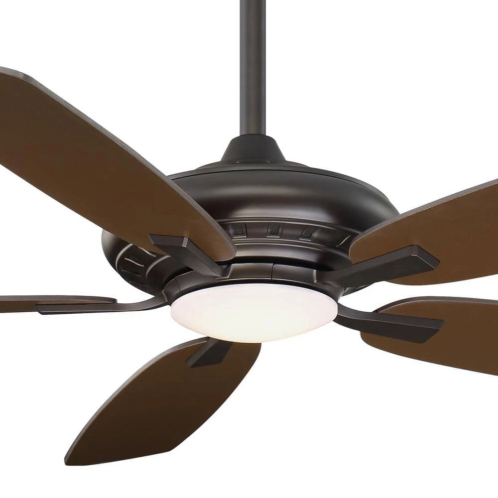 Laskintown 52 in LED Indoor Oil Rubbed Bronze Finish Ceiling Fan with Remote by MINKA-AIRE - Image 4