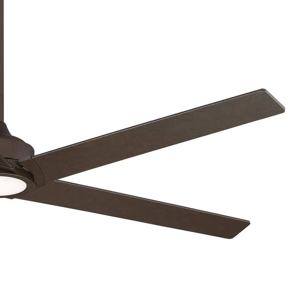 Woodhaven 60 in. LED Indoor Oil Rubbed Bronze Ceiling Fan with Remote by MINKA-AIRE - Image 5