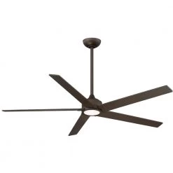 Woodhaven 60 in. LED Indoor Oil Rubbed Bronze Ceiling Fan with Remote by MINKA-AIRE