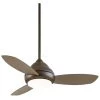 Concept I 44 in. Integrated LED Indoor Oil Rubbed Bronze Ceiling Fan with Light with Remote Control by MINKA-AIRE