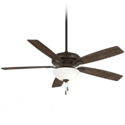 Watt II 60 in. Integrated LED Indoor Oil Rubbed Bronze Ceiling Fan with Light Kit by MINKA-AIRE