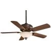 Bolo 52 in. LED Indoor Oil Rubbed Bronze Ceiling Fan with Light and Remote Control by MINKA-AIRE