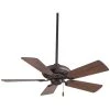 Supra 44 in. Indoor Oil Rubbed Bronze Ceiling Fan by MINKA-AIRE