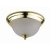 11.33 in. Dia 2-Light Polished Brass Flush Mount Ceiling Light by CAL Lighting