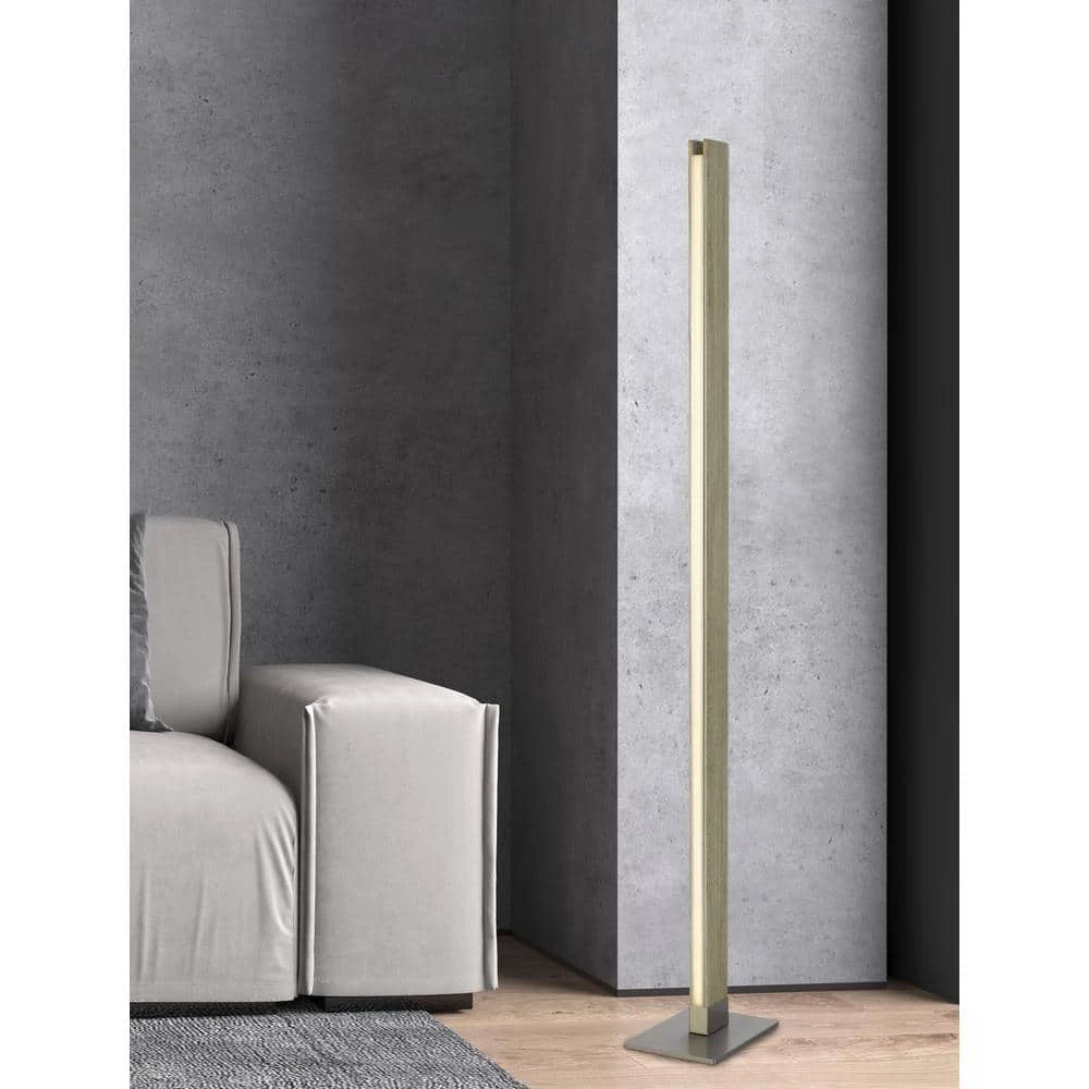 Colmar 61 in. H Wooden Indoor Floor Lamp with LED Light by CAL Lighting - Image 3