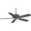 Sunseeker 60 in. Indoor/Outdoor Smoked Iron Ceiling Fan by MINKA-AIRE