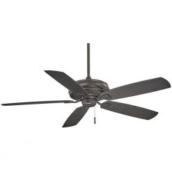 Sunseeker 60 in. Indoor/Outdoor Smoked Iron Ceiling Fan by MINKA-AIRE