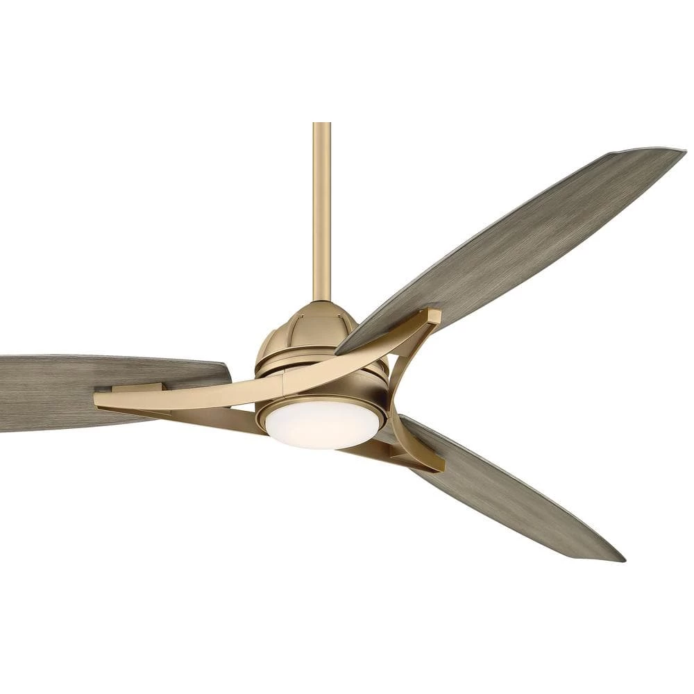 Molino 65 in. Integrated LED Indoor/Outdoor Soft Brass Smart Ceiling Fan with Light and Remote Control by MINKA-AIRE - Image 4