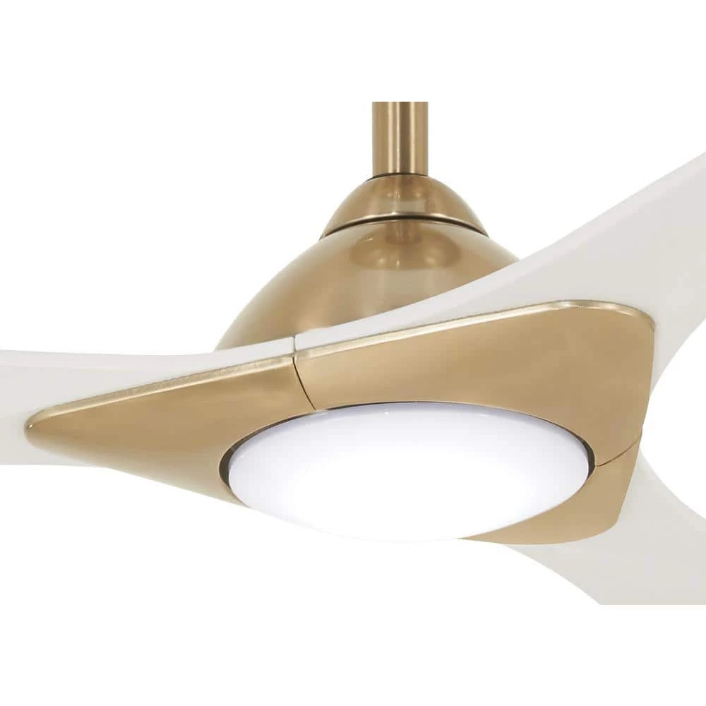 Sleek 60 in. LED Indoor Soft Brass Smart Ceiling Fan with Remote Control by MINKA-AIRE - Image 5