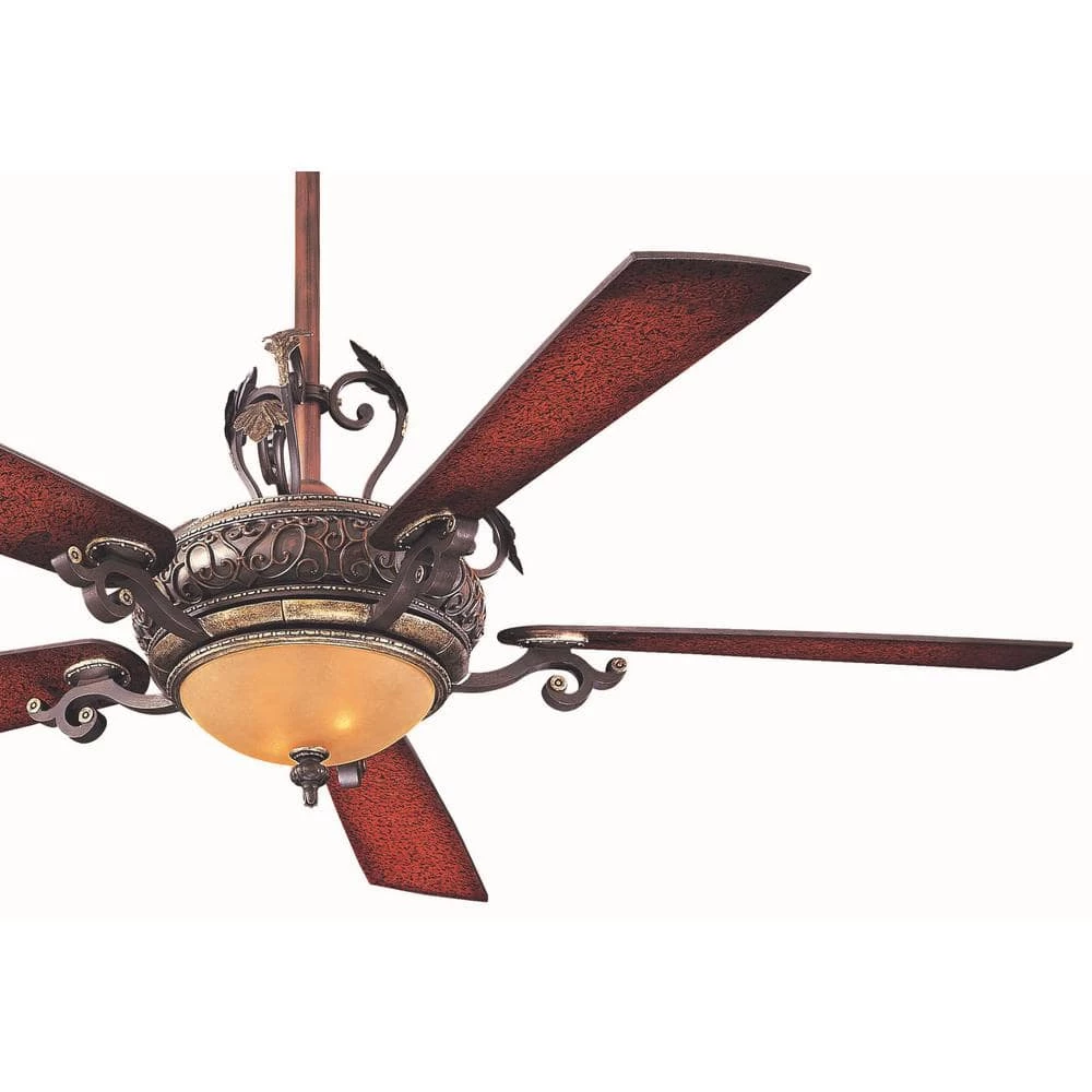 Napoli 56 in. Integrated LED Indoor Sterling Walnut Ceiling Fan with Wall Control by MINKA-AIRE - Image 2